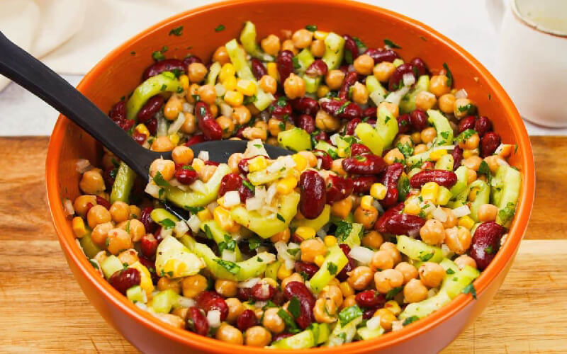 Chickpea and Bean Salad