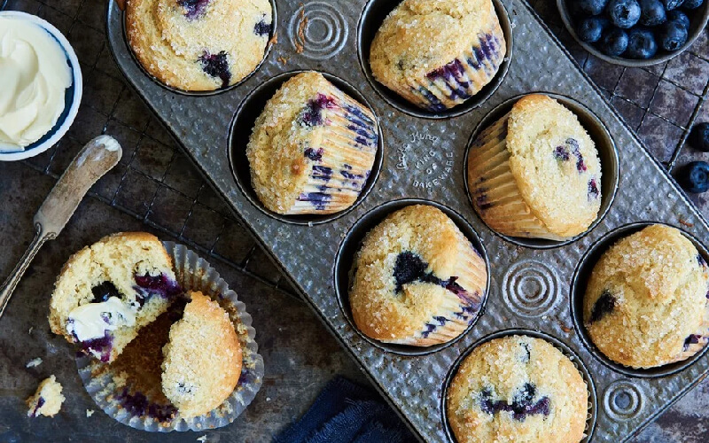 Gluten-free blueberry muffins