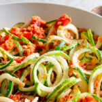 Zucchini Pasta with Lentil Bolognese